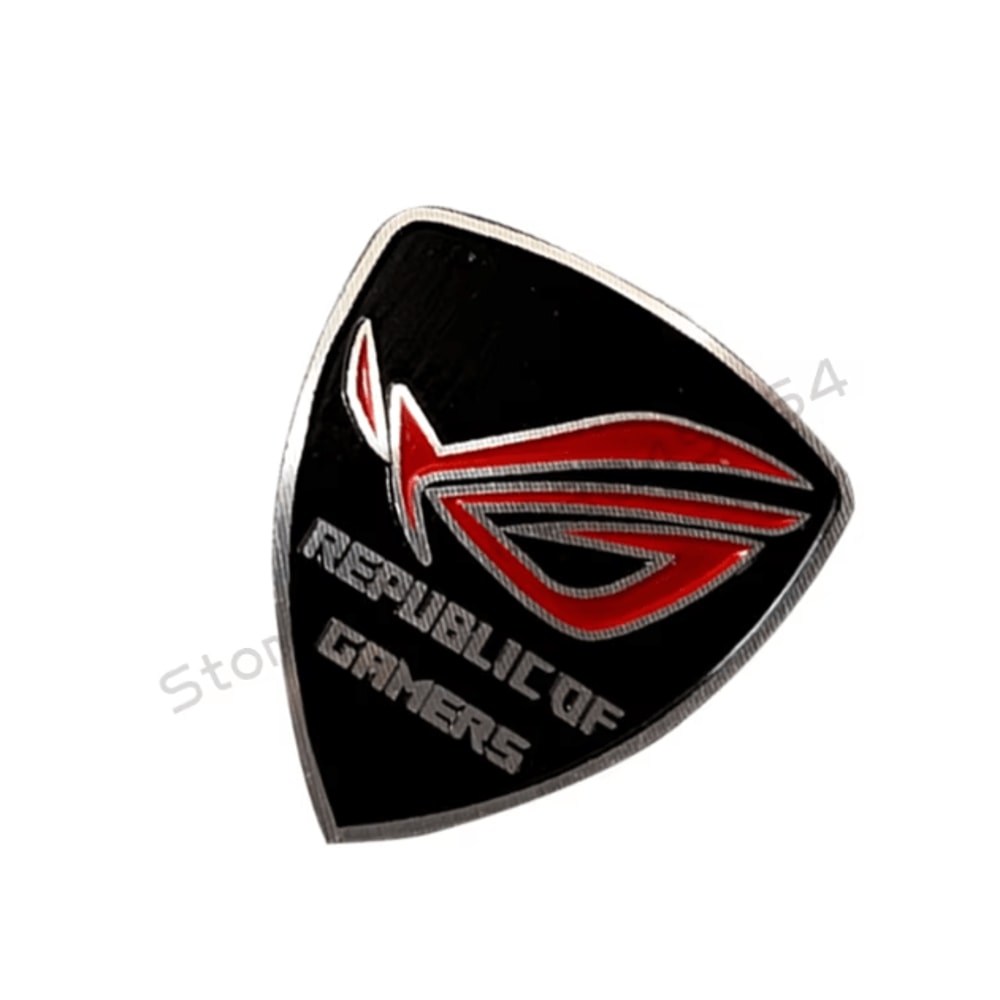 ROG Belief Aluminum PC Case Sticker Gamer Logo Label For Custom Modding 1