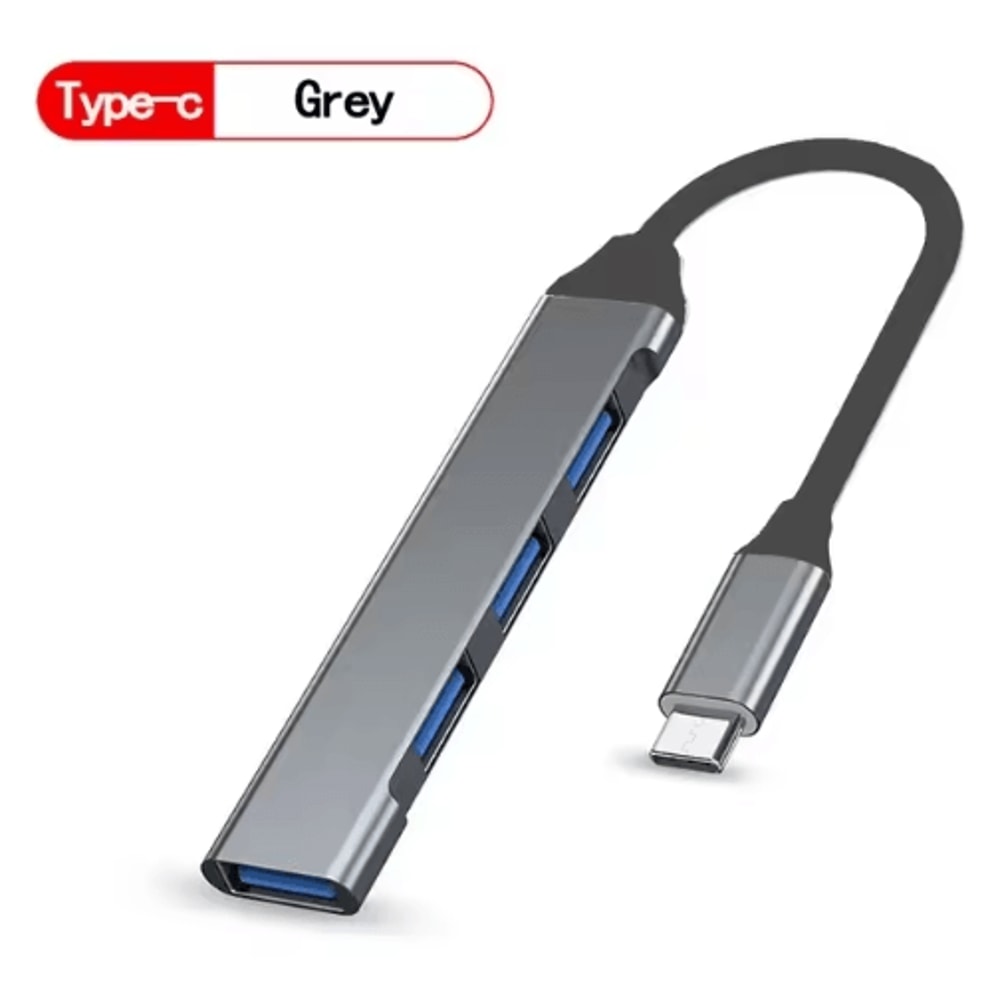 HyperPort 4Port USB 30 Multiport Hub HighSpeed USB TypeC Splitter Adapter 9