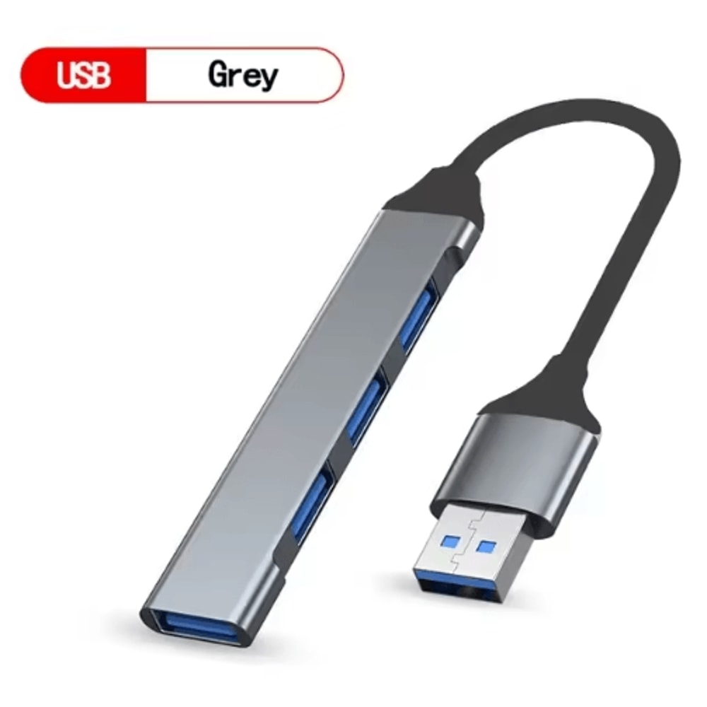 HyperPort 4Port USB 30 Multiport Hub HighSpeed USB TypeC Splitter Adapter 7