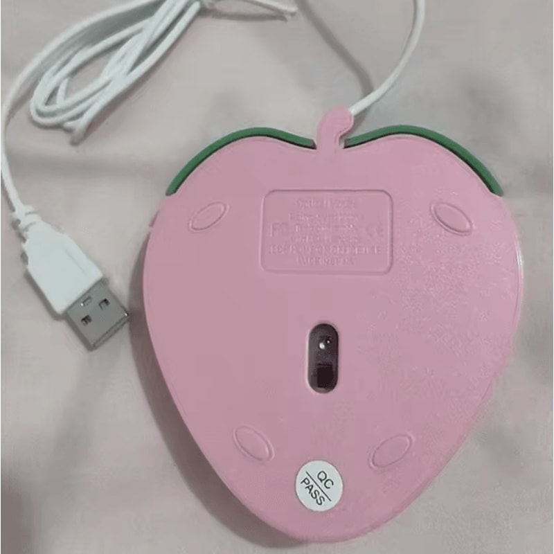 PetalPro Pink Optical Mouse Compact USB PC Laptop Mouse Cute Gift For Girls 4