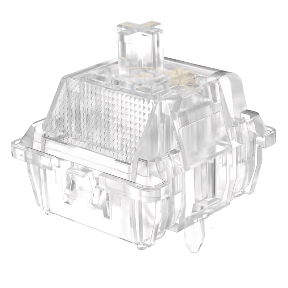 DUROCK Ice King 62g Linear Keyboard Switches Smooth Clear RGB 5Pin Set 0