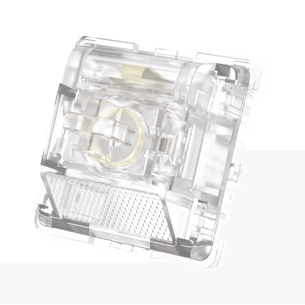 DUROCK Ice King 62g Linear Keyboard Switches Smooth Clear RGB 5Pin Set 1