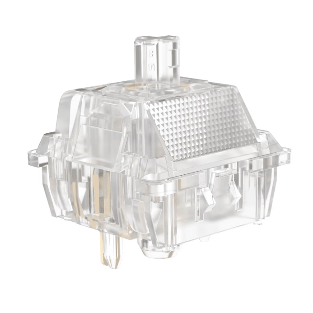 DUROCK Ice King 62g Linear Keyboard Switches Smooth Clear RGB 5Pin Set 2