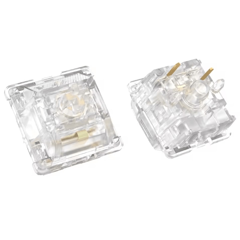 DUROCK Ice King 62g Linear Keyboard Switches Smooth Clear RGB 5Pin Set 3