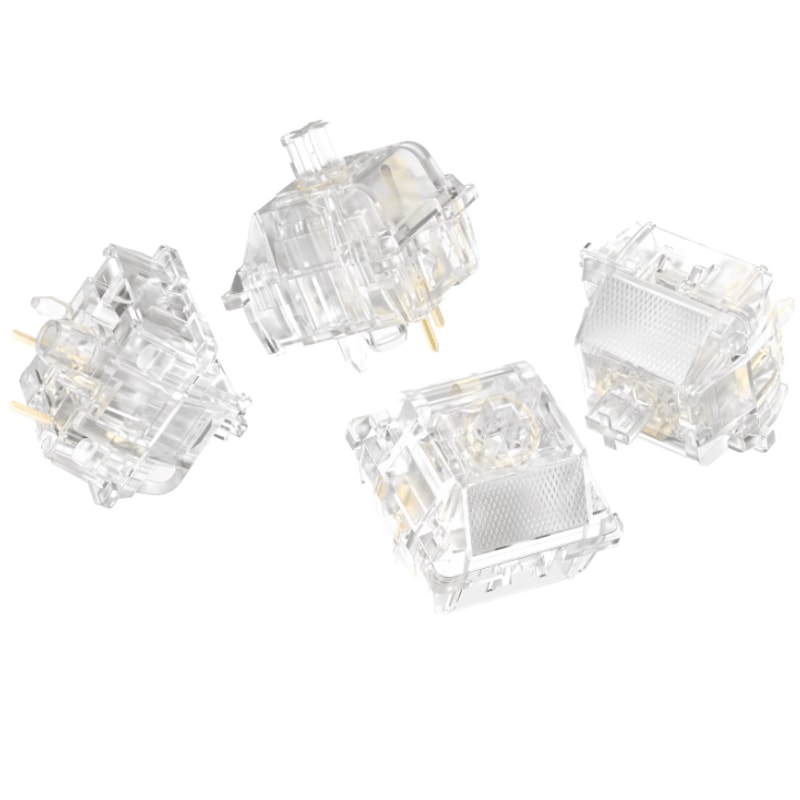 DUROCK Ice King 62g Linear Keyboard Switches Smooth Clear RGB 5Pin Set 4