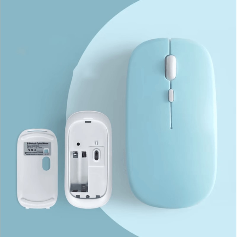 Marcaron Silent Bluetooth Mouse Noiseless Wireless Optical Mouse For Laptop Tablet PC 4