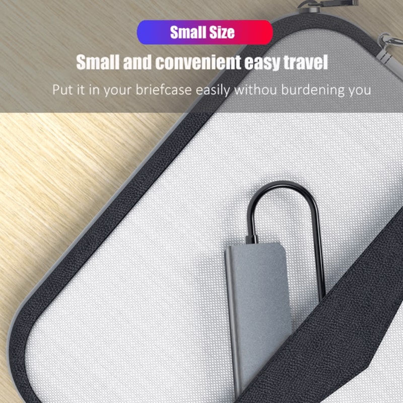 UltraConnect 6in1 USBC Hub Adapter 4K HDMI Multiport Docking Station For MacBook Laptops 5