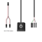 TEUCER KG1 2m External Start Power OnOff Button Extension Cable For PC Motherboard Power Switch 2