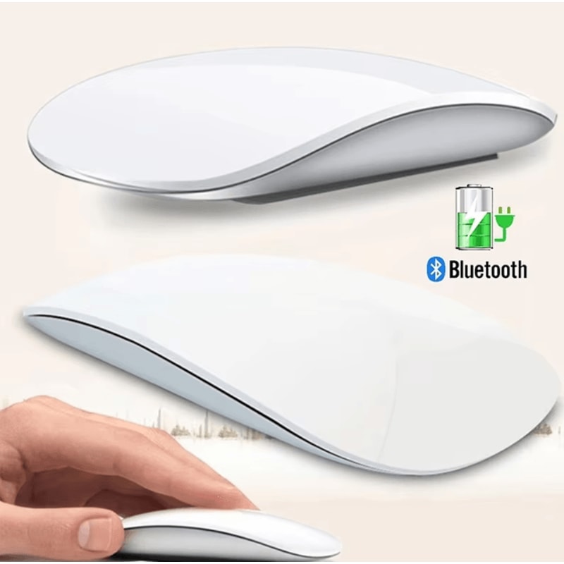 AeroTouch Pro Wireless Bluetooth Rechargeable Touch Mouse DualMode Silent Slim Ergonomic For PC M 1