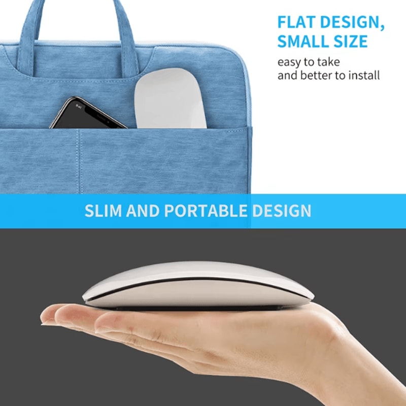 AeroTouch Pro Wireless Bluetooth Rechargeable Touch Mouse DualMode Silent Slim Ergonomic For PC M 2