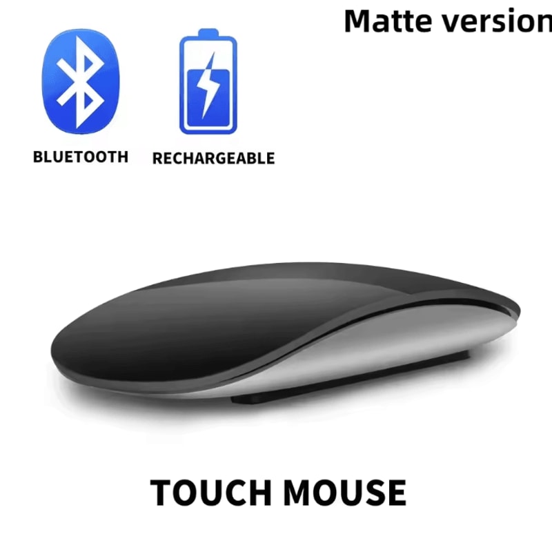 AeroTouch Pro Wireless Bluetooth Rechargeable Touch Mouse DualMode Silent Slim Ergonomic For PC M 6