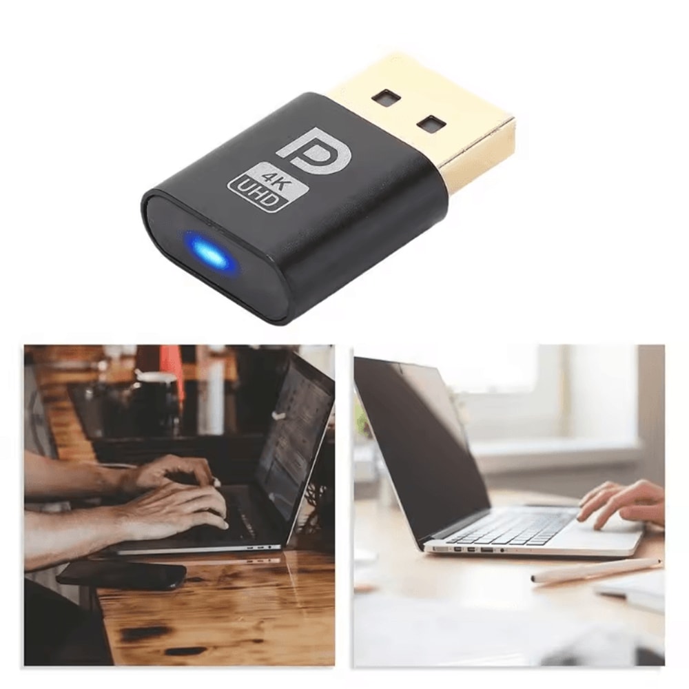 GhostView 4K DP DisplayPort Dummy Plug Virtual Display Adapter EDID Emulator For PC 5