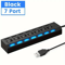 PowerLink Pro USB 20 Hub With OnOff Switch 47Port MultiPort USB Splitter For PC Laptop MacBook 7