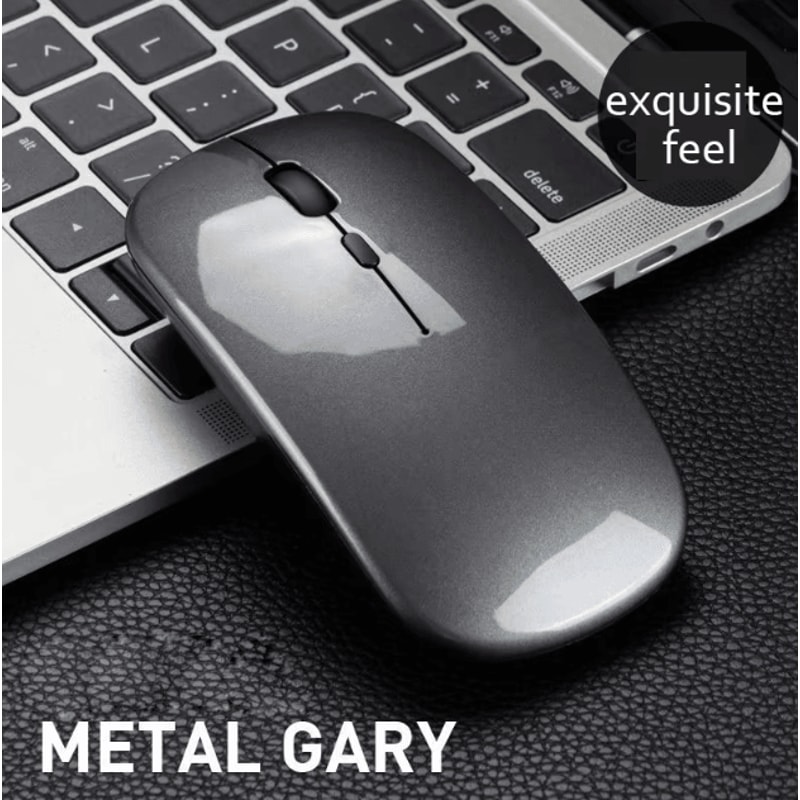 AirGlide Duo UltraThin DualMode Wireless Mouse With Bluetooth 50 And 24GHz For Laptop And Tablet 2