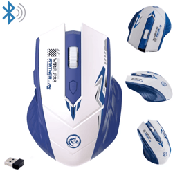 2.4g wireless mouse bluetooth 5.4 mouse dual-mode gaming mice e-sports rechargeable mouse 1600dpi pc gamer mouse for com