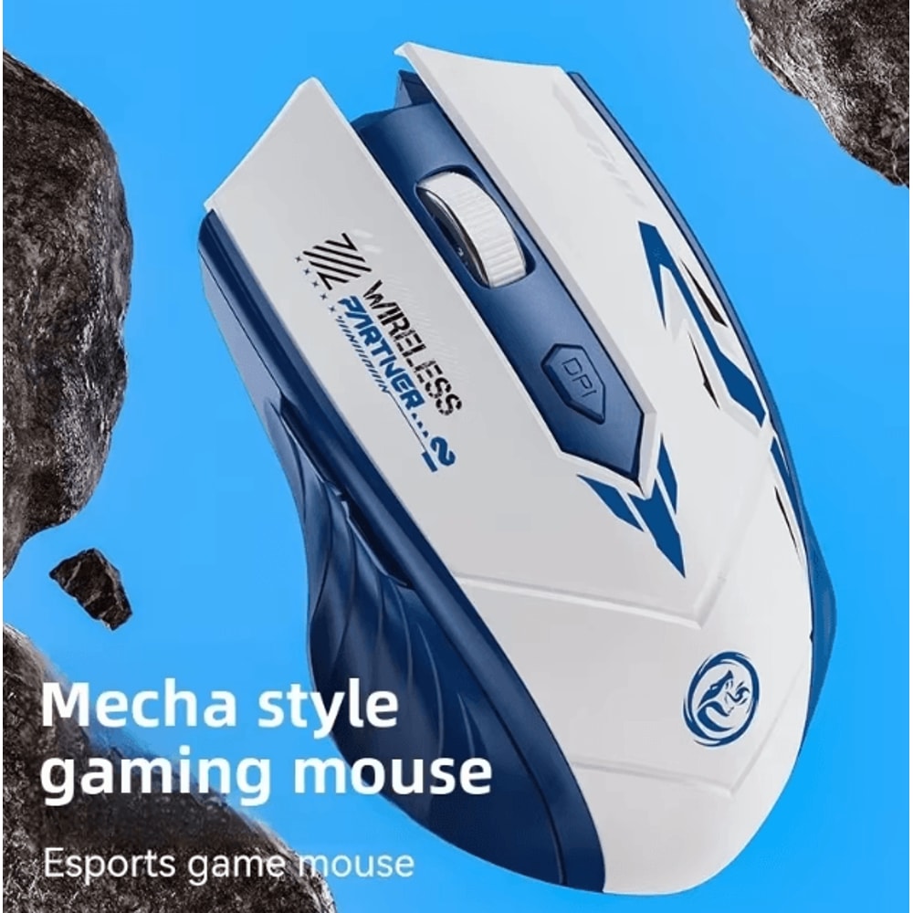 24G Wireless Mouse Bluetooth 54 Mouse DualMode Gaming Mice ESports Rechargeable Mouse 1600DPI PC Ga 1
