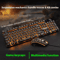 KM320 Keyboard Mouse Combo Waterproof Backlit Gaming Set With Luminous LED 0
