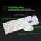 KM320 Keyboard Mouse Combo Waterproof Backlit Gaming Set With Luminous LED 3