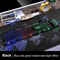 KM320 Keyboard Mouse Combo Waterproof Backlit Gaming Set With Luminous LED 5