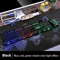 KM320 Keyboard Mouse Combo Waterproof Backlit Gaming Set With Luminous LED 5
