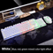KM320 Keyboard Mouse Combo Waterproof Backlit Gaming Set With Luminous LED 6