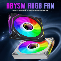 oem prism 4 pro 120mm argb pwm cooling fan – quiet high-airflow pc case fan