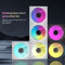 Coolcirc ARGB 120mm PC Case Fan LowNoise 3in1 PWM Cooling Fan With Mirror Light 3