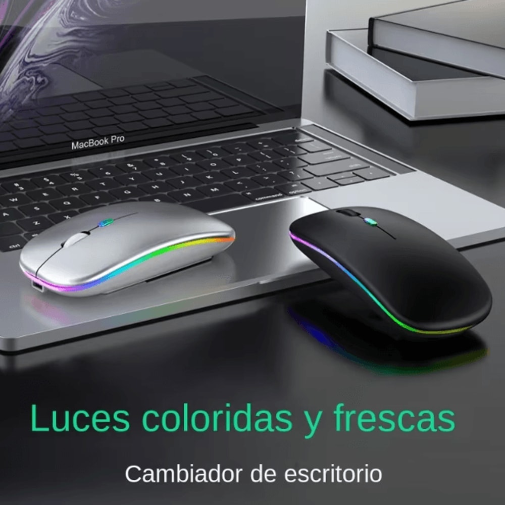 LumiWave 52 Wireless Bluetooth Gaming Mouse USB Charging 24 GHz Portable Mouse 1