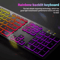 SpectraMute RGB Backlit Gaming Keyboard Wired USB Multilingual Layout For PC Laptop 1