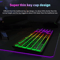 SpectraMute RGB Backlit Gaming Keyboard Wired USB Multilingual Layout For PC Laptop 3