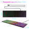 SpectraMute RGB Backlit Gaming Keyboard Wired USB Multilingual Layout For PC Laptop 4