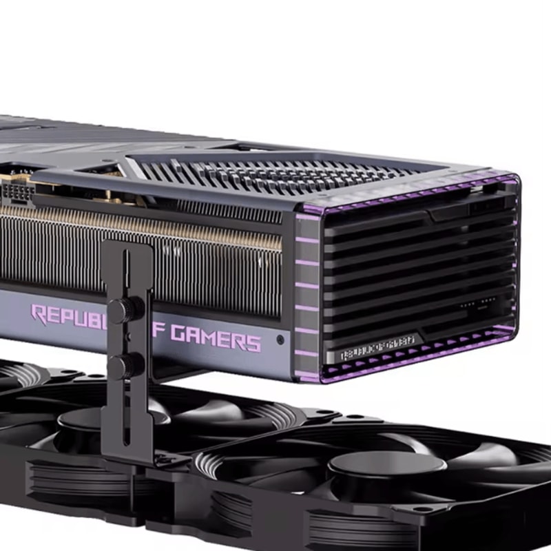 FlexiGuard Adjustable Graphics Card Holder HeightAdjustable GPU Support Bracket For ITX ATX PC Ca 2