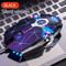 ShadowSilence 3200DPI Wired Gaming Mouse Silent USB Optical With LED Backlit 3