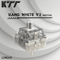 KTT Kang White V3 Mechanical Keyboard Switches 3Pin Custom Linear RGB SMD Set Compatible With MX 0