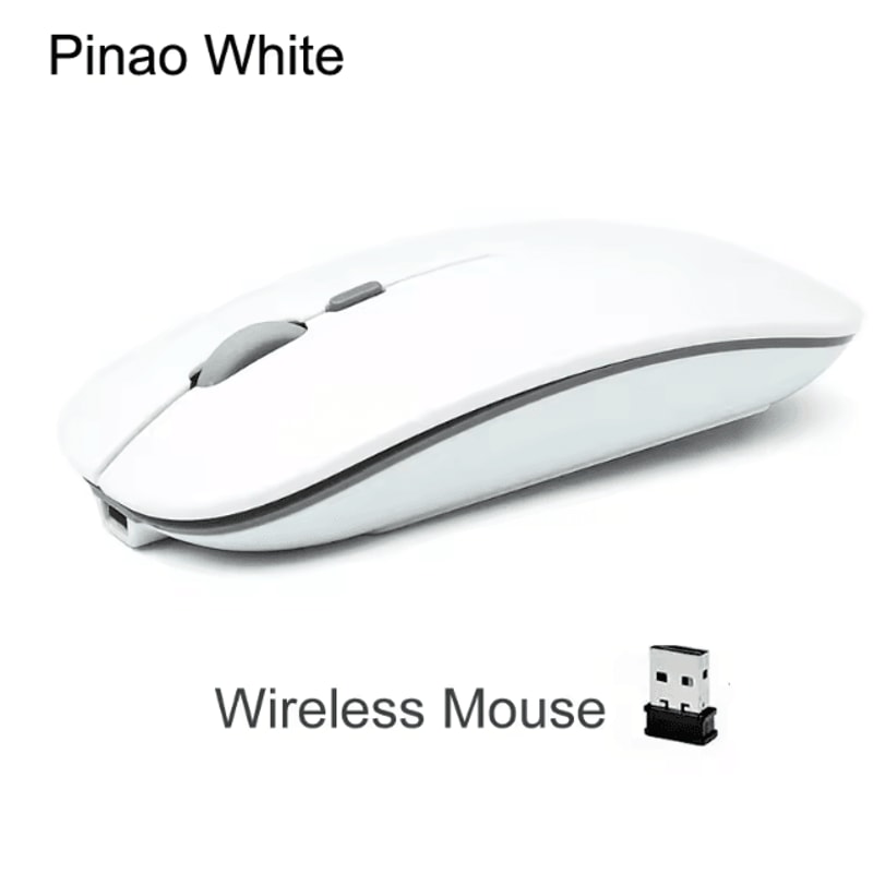 UltraSilent Rechargeable Wireless Optical Mouse UltraThin 24 G Mini USB Mouse For Laptop PC 5