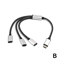 TriExpand 3Port USBC Hub Adapter OnetoTwo TypeC Splitter For Phones Tablets Computers 5