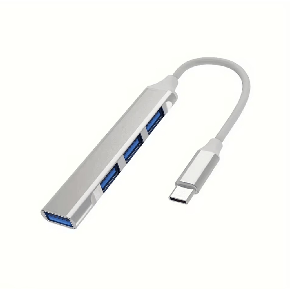 UltraLink 4Port USBC Hub Adapter HighSpeed TypeC 3031 OTG Multiport Docking Station 7