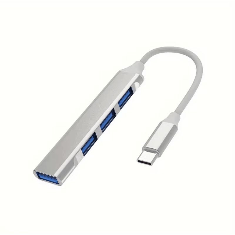 UltraLink 4Port USBC Hub Adapter HighSpeed TypeC 3031 OTG Multiport Docking Station 7