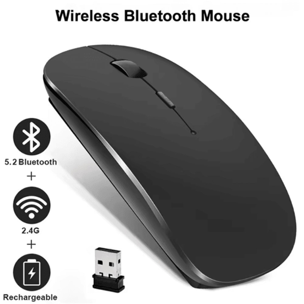 FlexiConnect Universal Bluetooth Wireless Mouse Silent Portable Mouse For Laptop Tablet PC 0