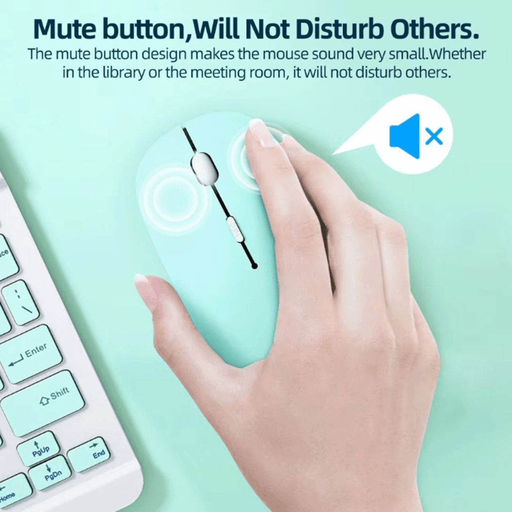 FlexiConnect Universal Bluetooth Wireless Mouse Silent Portable Mouse For Laptop Tablet PC 2