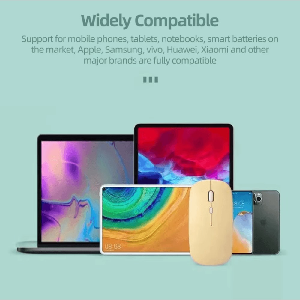 FlexiConnect Universal Bluetooth Wireless Mouse Silent Portable Mouse For Laptop Tablet PC 3