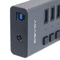 PowerMax 16Port USB 30 Hub HighSpeed Multiport Splitter With OnOff Switch Power Adapter 3