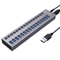 PowerMax 16Port USB 30 Hub HighSpeed Multiport Splitter With OnOff Switch Power Adapter 4