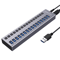 PowerMax 16Port USB 30 Hub HighSpeed Multiport Splitter With OnOff Switch Power Adapter 4