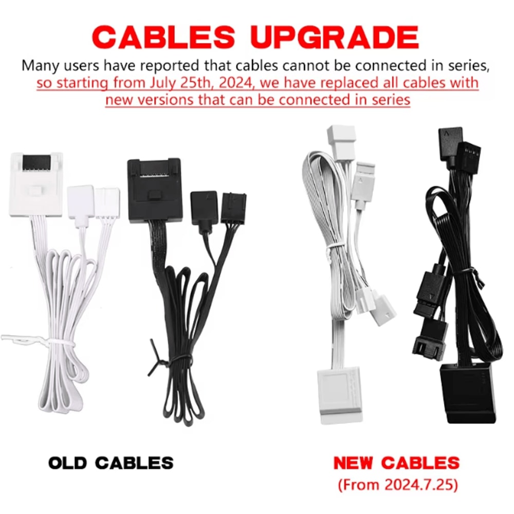 JUMPEAK MX120 360 Mm ARGB Cooling Fan Kit Modular Wireless Splicing PC Case Fans With Infinite Mir 5