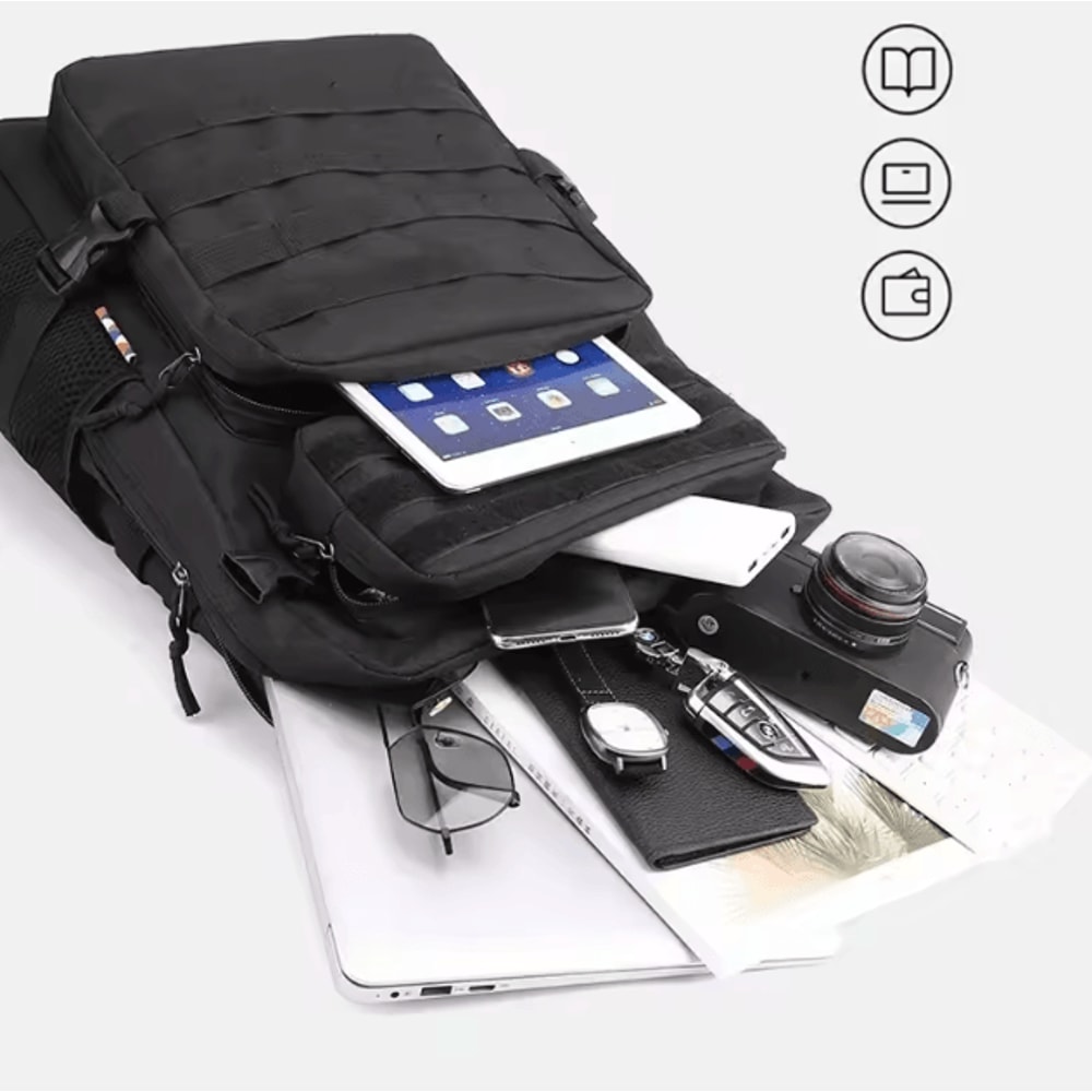 TrailMaster 35L Waterproof Tactical Backpack 1000D Nylon Outdoor Rucksack For Camping Hiking 3