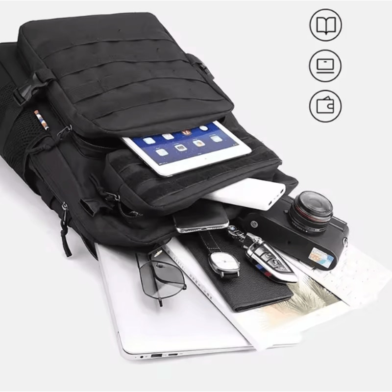 TrailMaster 35L Waterproof Tactical Backpack 1000D Nylon Outdoor Rucksack For Camping Hiking 3