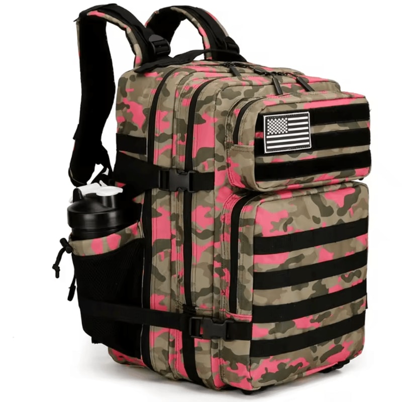 TitanTrail 45 L Tactical Backpack Large Waterproof Outdoor Rucksack For Hiking Camping Climbing 15