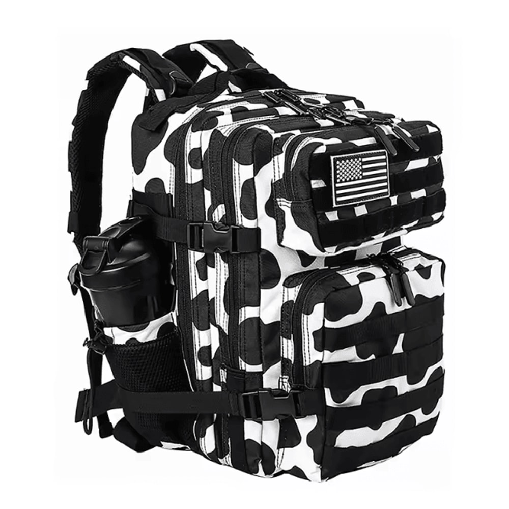 LHI 25 L Tactical Sports Backpack Compact Outdoor Rucksack With Bottle Holder For Fitness Travel 6