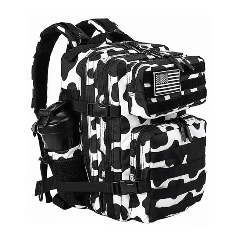 LHI 25 L Tactical Sports Backpack Compact Outdoor Rucksack With Bottle Holder For Fitness Travel 6